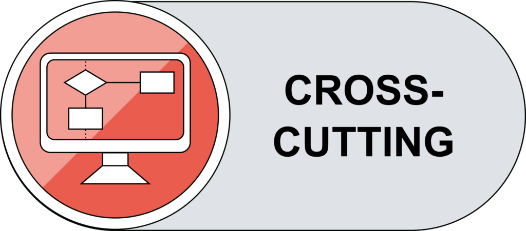 Cross-cutting there logo